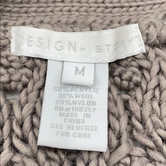 Design History Gray Knit Sweater Top 3/4 Sleeve - Picture 10 of 13